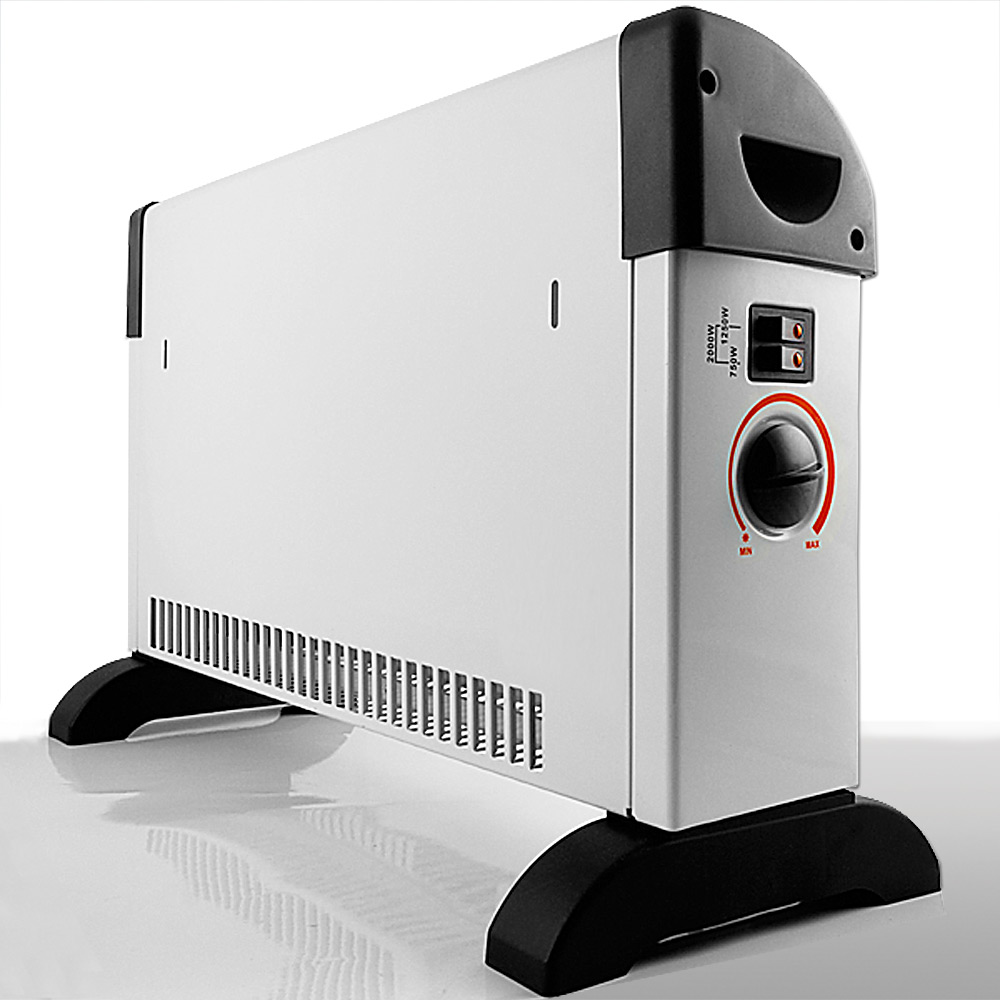 Radiateur Électrique De'Longhi HSX2320 - 2000W, 3 Niveaux Puissance, Minuterie 24h, Antigel - Blanc