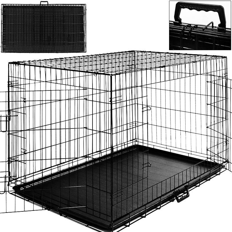 Dog Pet Transport Box Cage S Or Xl Or Xxl Dog Kennel Lockable