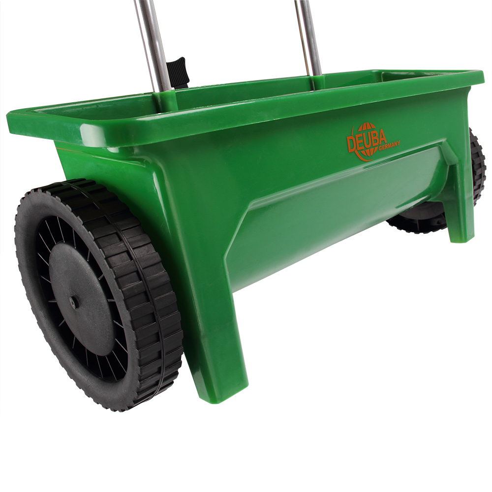 Lawn Spreader 12L Seed Garden Outdoor Fertilizer Grit Grass Green Drop