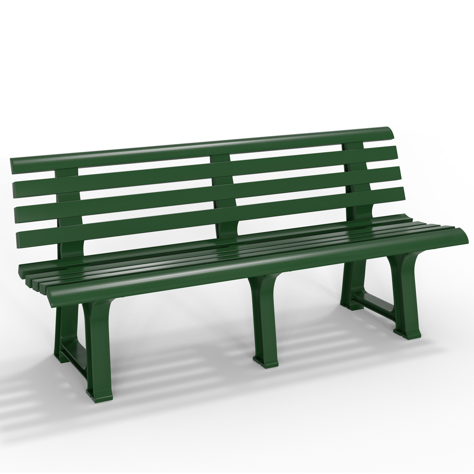 Banc de jardin parc Terrasse meuble exterieur ORCHIDEE PVC - 145x49x74