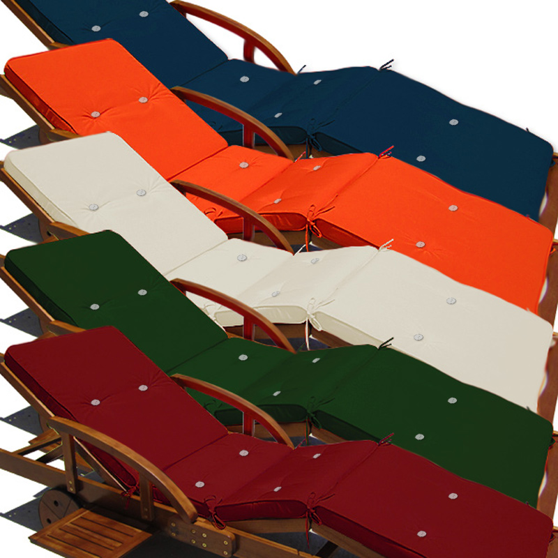 Sun lounger cushion pad cushions steamer waterproof lounger cushion