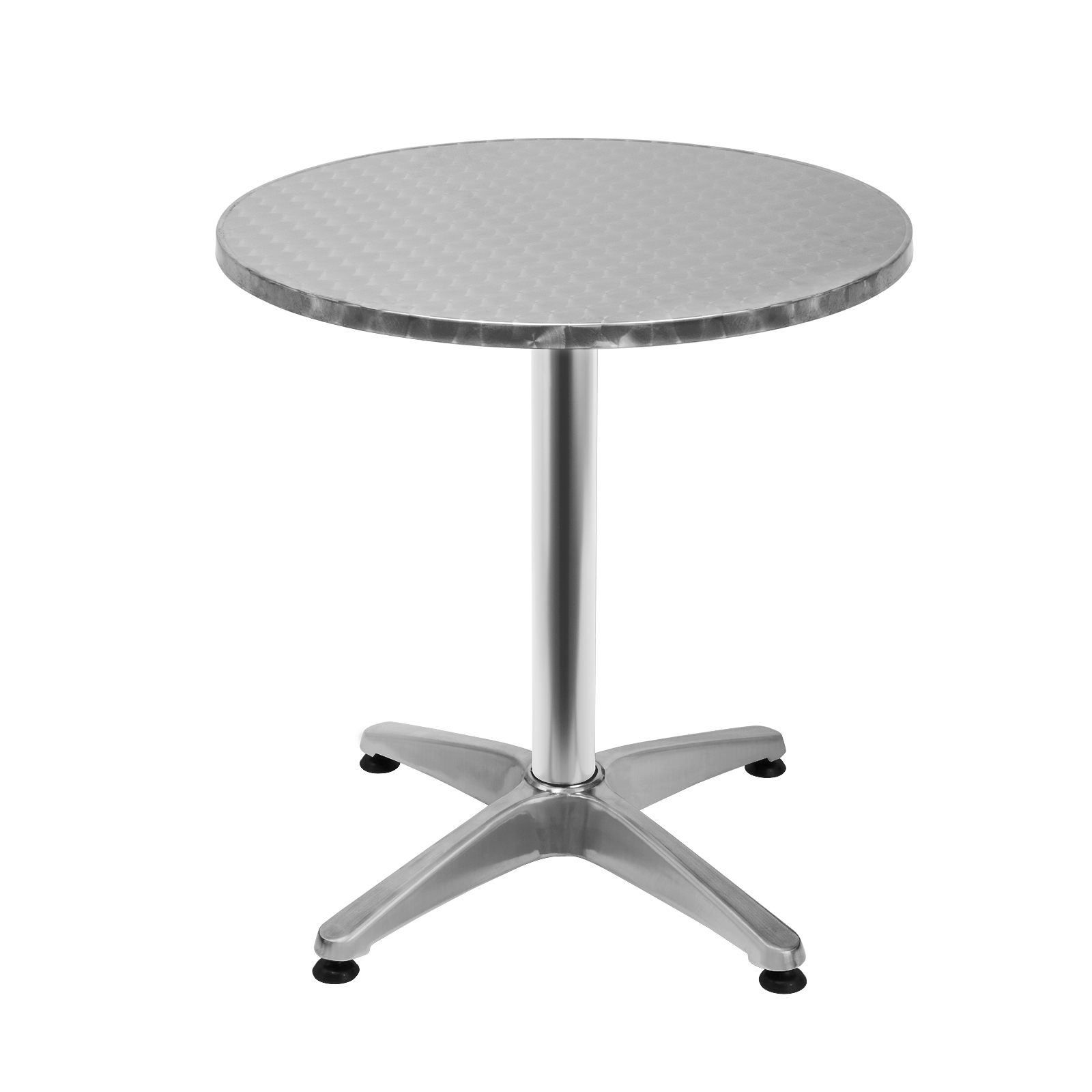 Stehtisch ALU Bistrotisch 2in1 Höhenverstellbar Bartisch Gartentisch