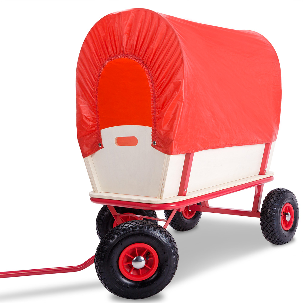 Pull Along Trolley Hand Wagon Cart Garden Festival Transport XL