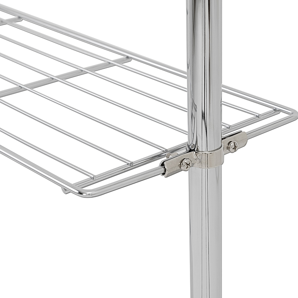 DEUBA® Badregal Teleskopregal Regal Eckregal Teleskop Bad Dusche 4