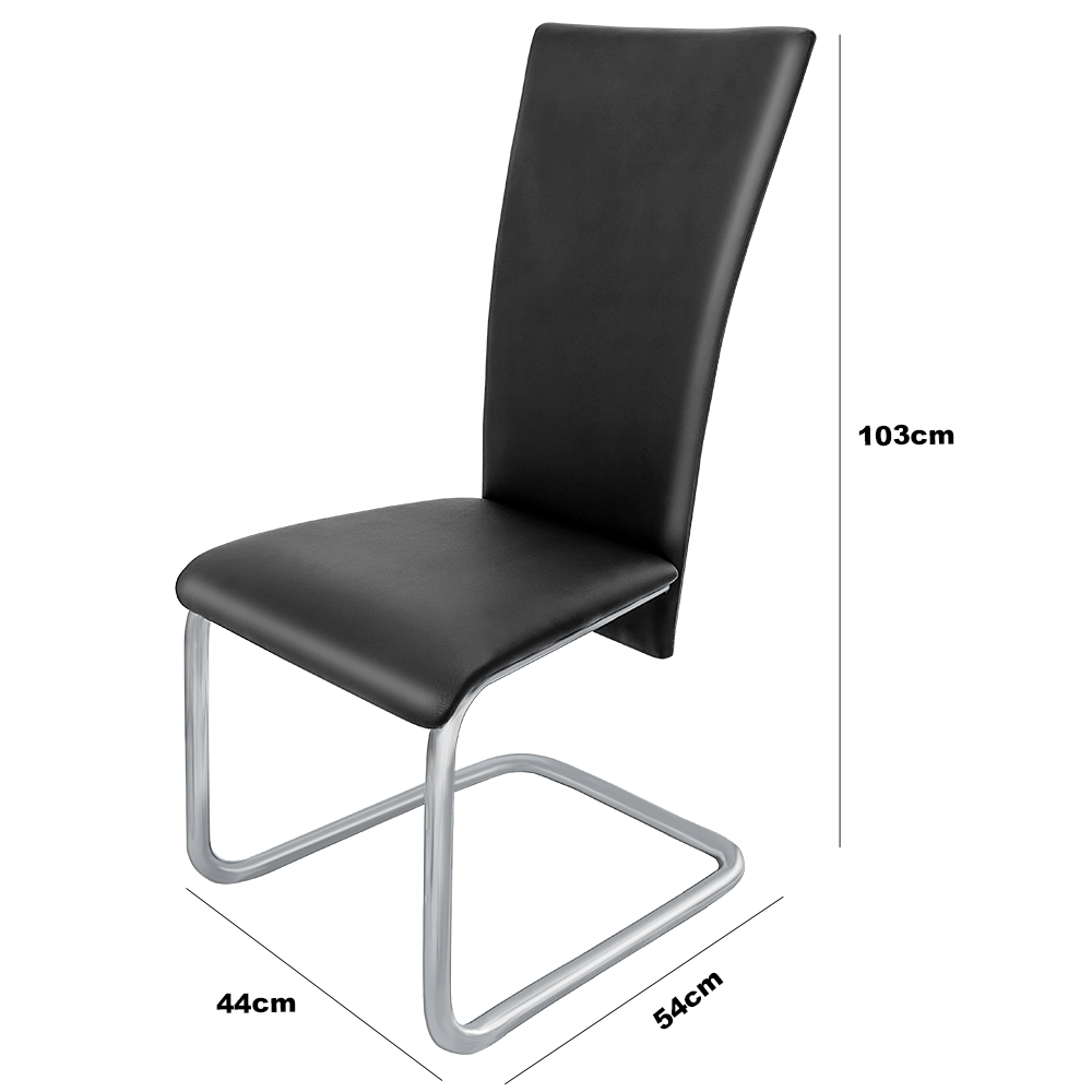 4x Esszimmerstühle Freischwinger Stühle Schwingstuhl Esszimmerstuhl