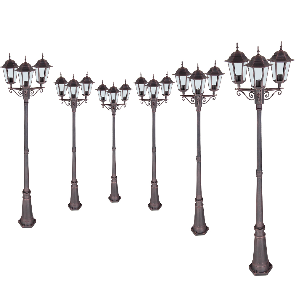 XXL Gartenlaterne Gartenleuchte Außenleuchte Wegelampe Außenlampe