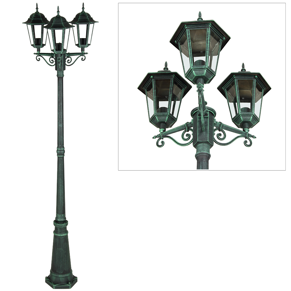 XXL Gartenlaterne Gartenleuchte Außenleuchte Wegelampe Außenlampe