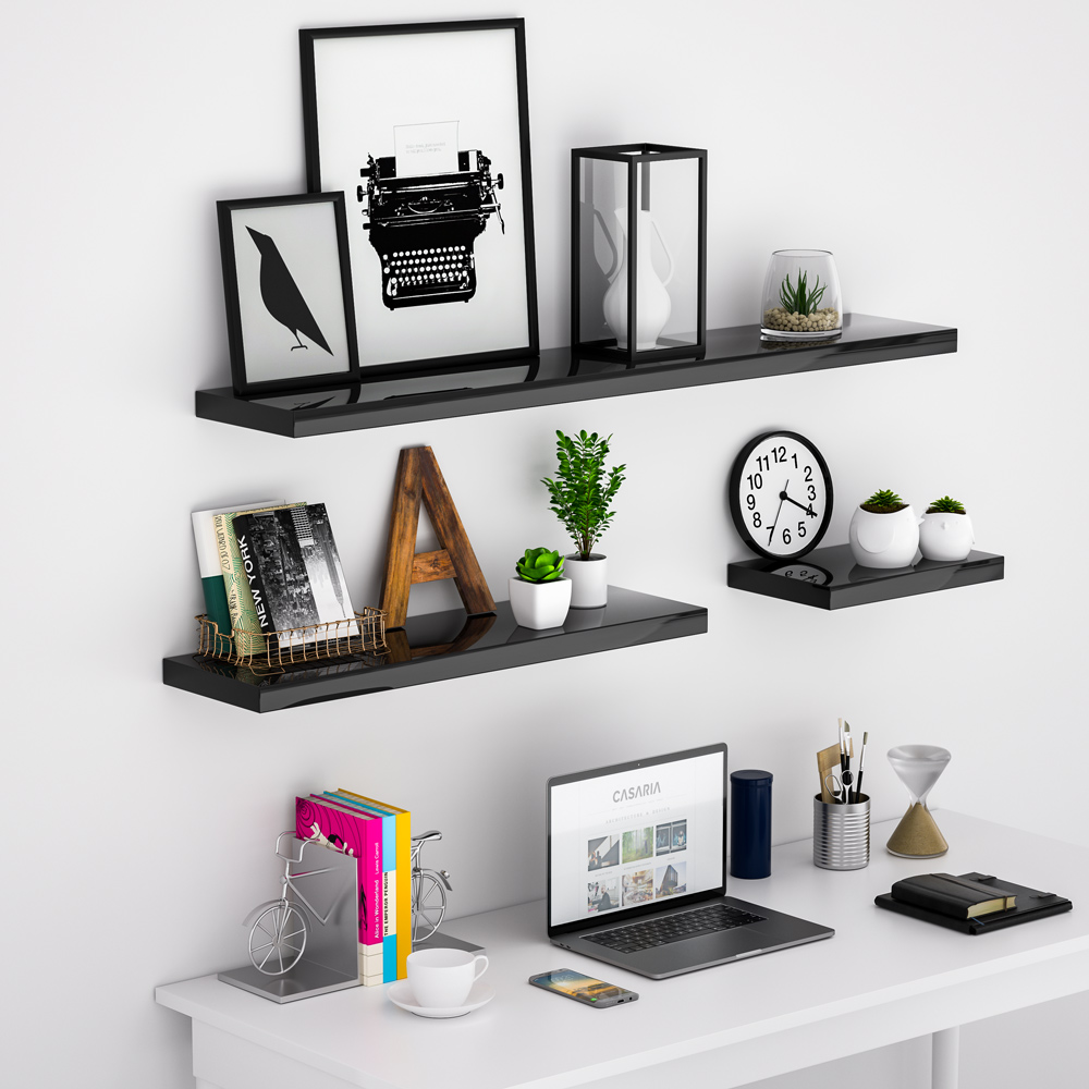 Wandregal Wandboard Bücherregal Hängeregal Küchenregal freischwebend