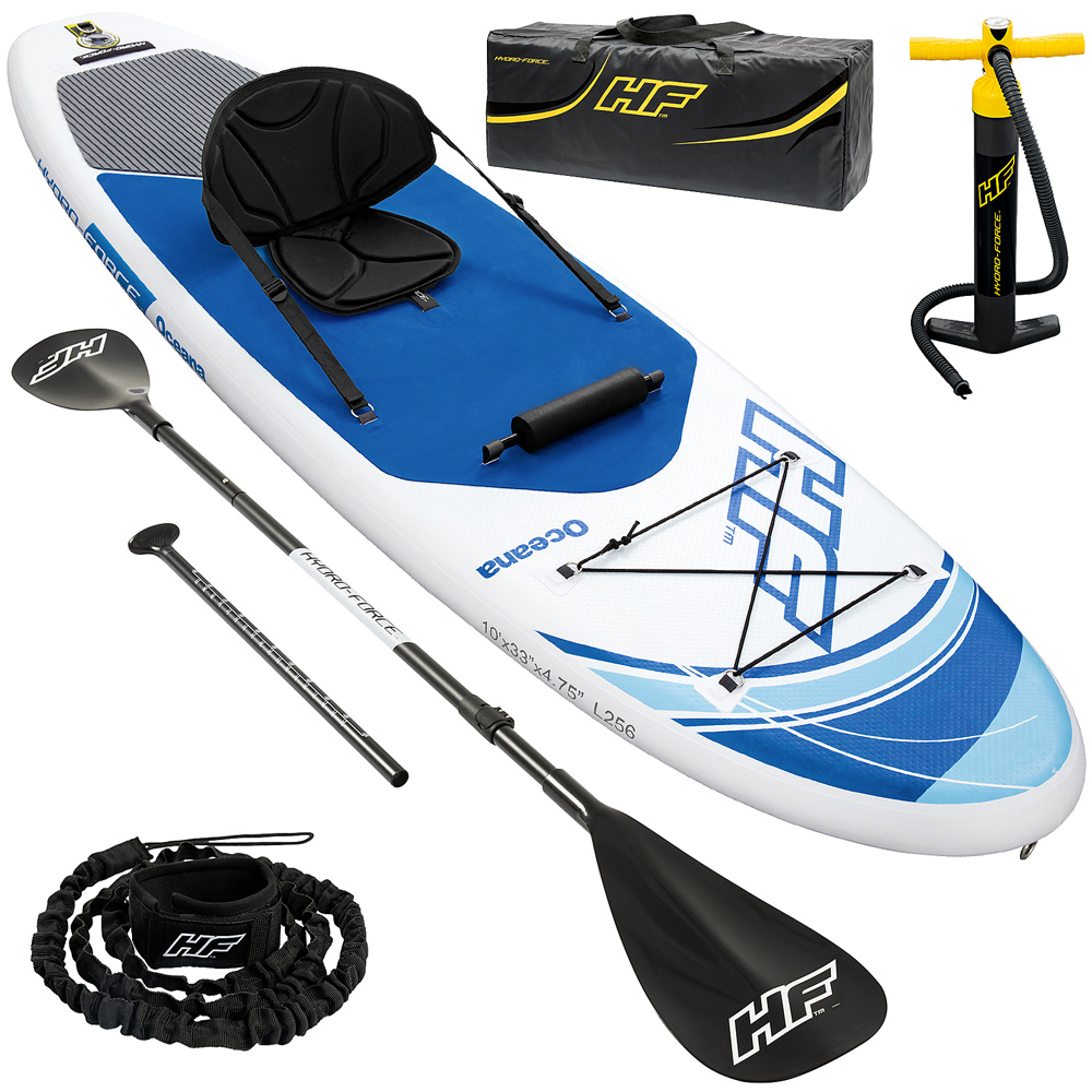 Hydro Force SUP Stand Up Paddle Surfbrett aufblasbar iSUP inkl Paddel