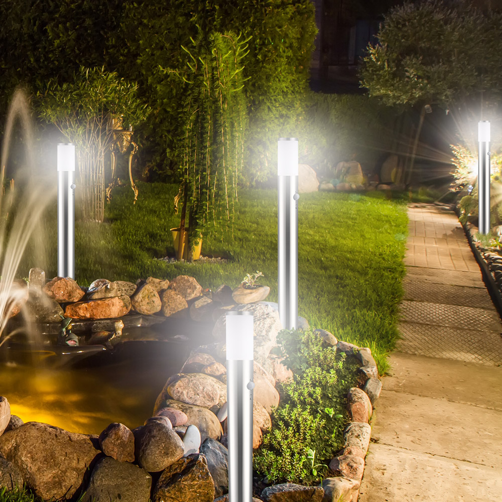 lampadaire inox extérieur